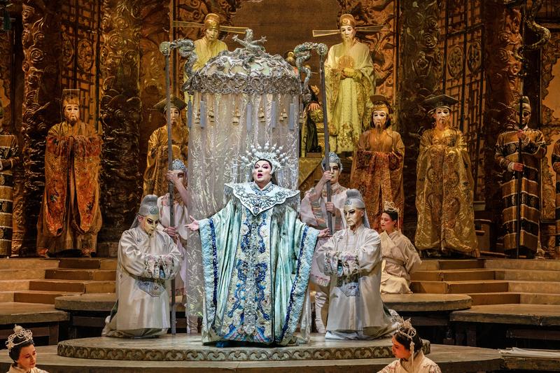 Elena Pankratova in the title role of Puccini's "Turandot." 