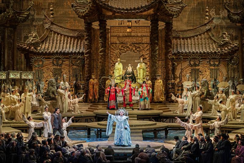 Act II, Scene 2 of Puccini's "Turandot" with SeokJong Baek as Calàf and Elena Pankratova in the title role. 