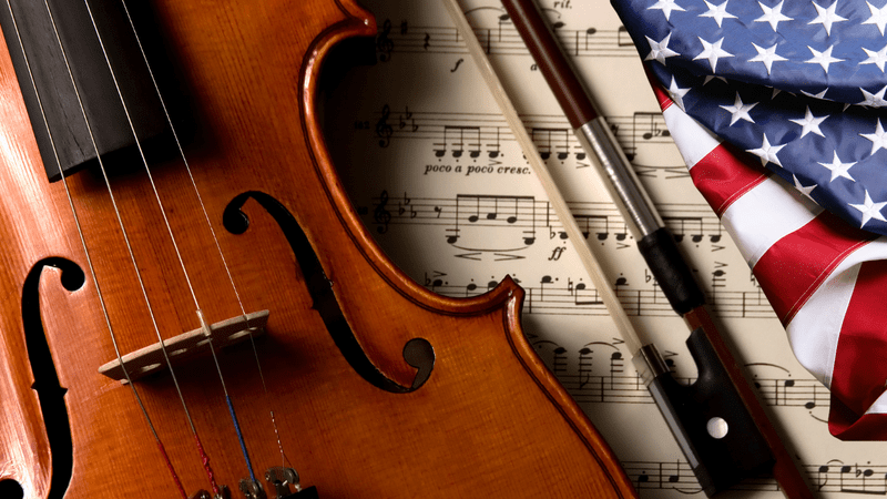 Celebration music by American composers.