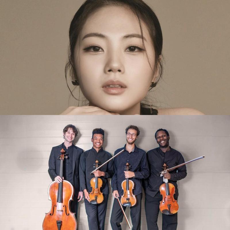 (top) Juhee Lim, (bottom) The Renaissance Quartet