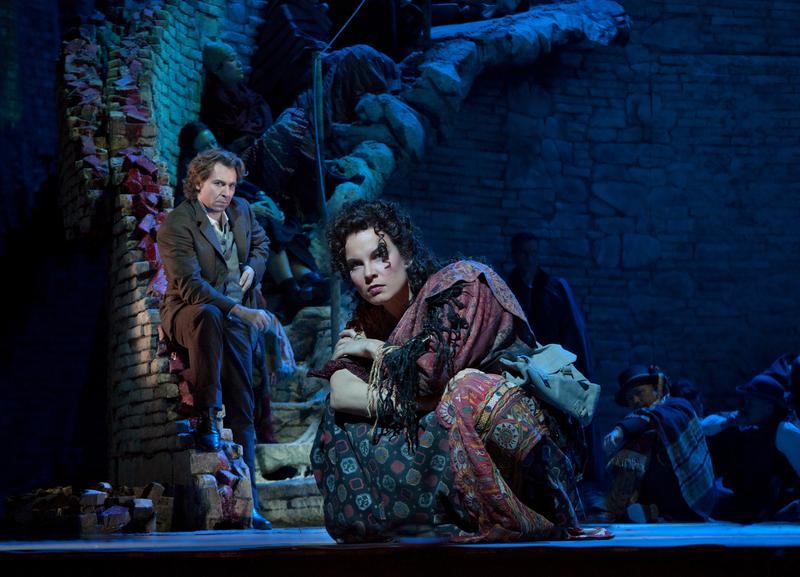 A scene from Act III of Bizet’s “Carmen” with Roberto Alagna as Don José and Elina Garanca in the title role. 