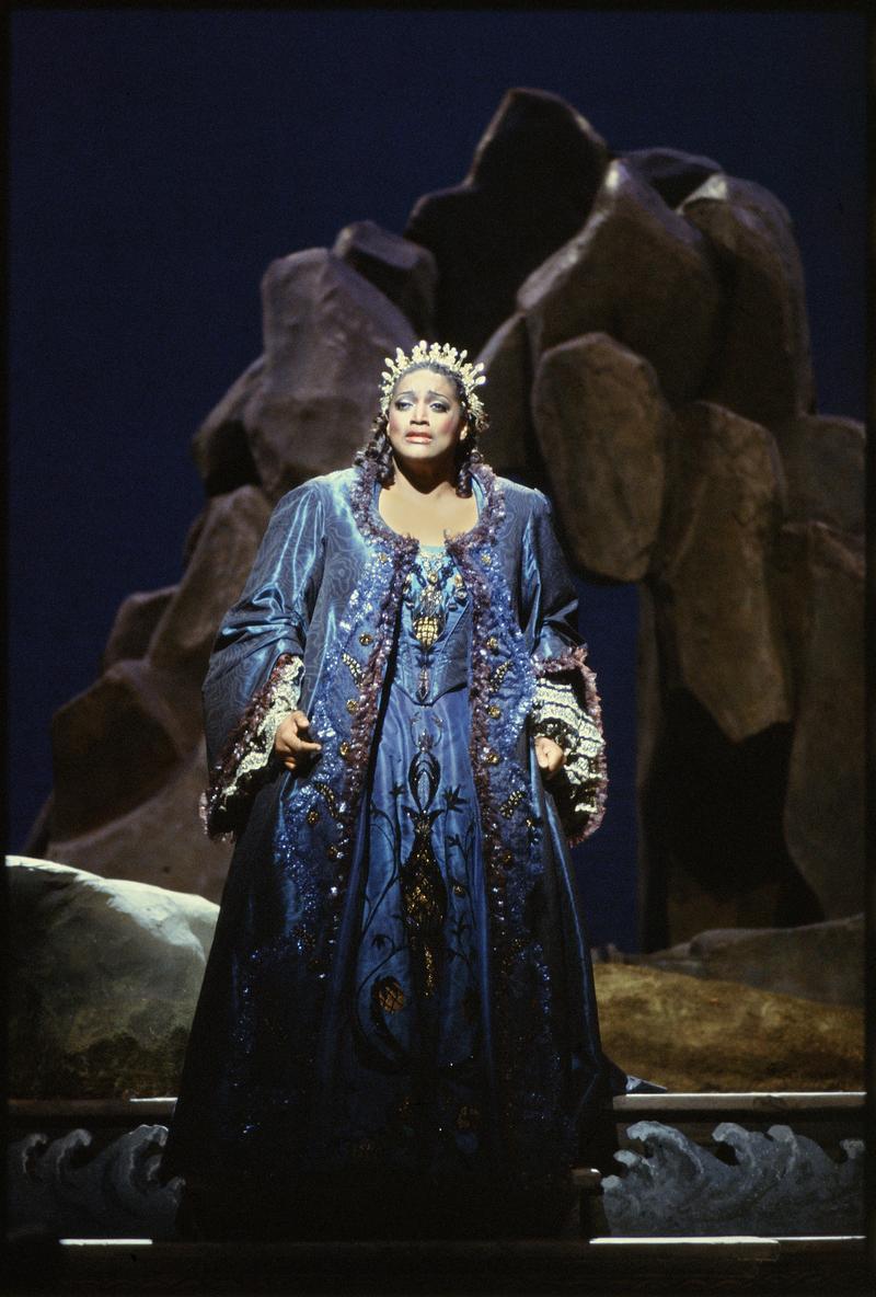 Jessye Norman in the title role of Strauss's "Ariadne auf Naxos." 