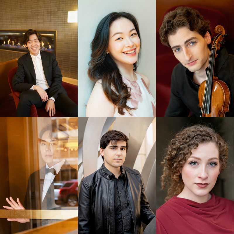 (top left to right) Yutong Sun, Jingdan Dani Zhang, Joshua Brown, Changyong Shin, Evren Ozel, Josie Larsen
