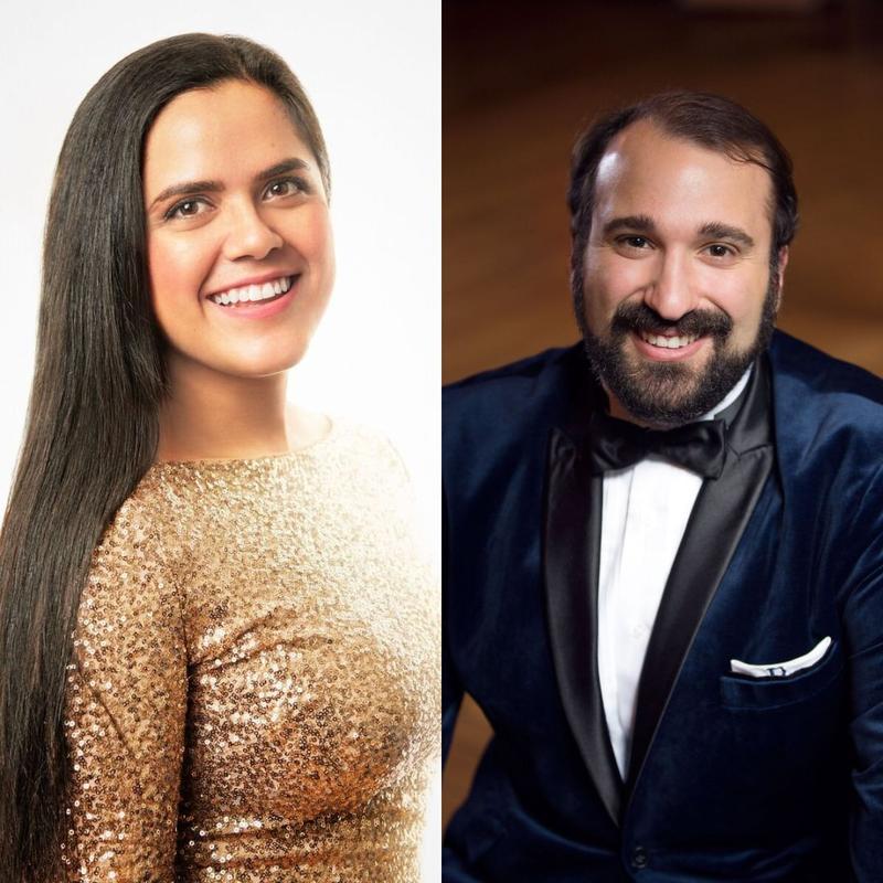 (left to right) Soprano Teresa Castillo and Tenor Christopher Bozeka