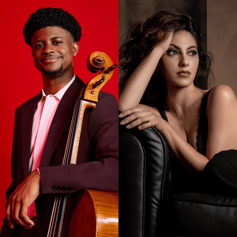 (left to right) Sterling Elliott and Monica Conesa