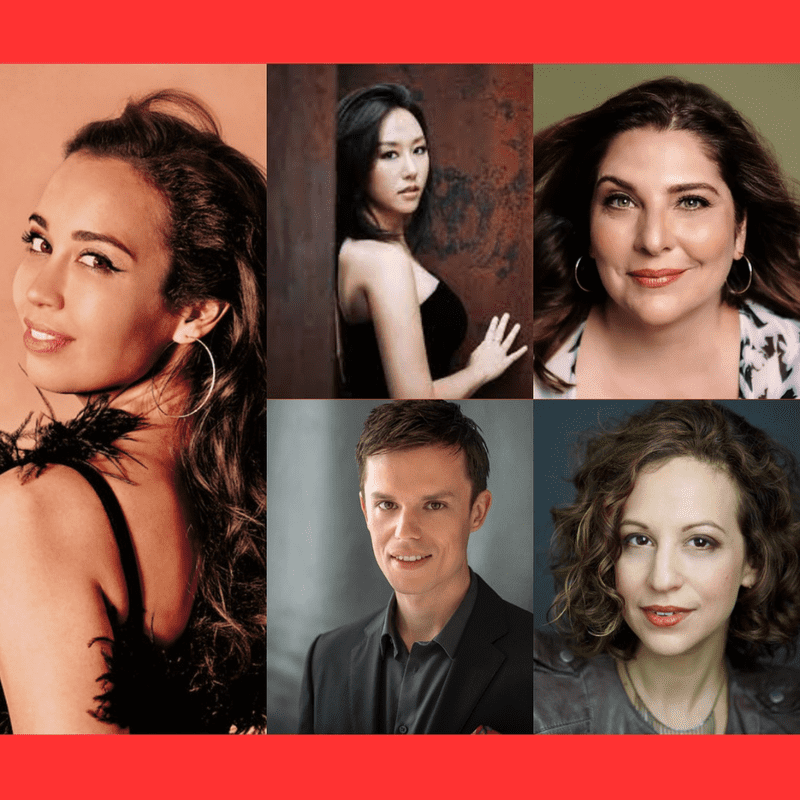 (top left to right) Nadine Sierra, Hannah Cho, Eve Gigliotti (bottom left to right) Bryan Wagorn, Jennifer Zetlan