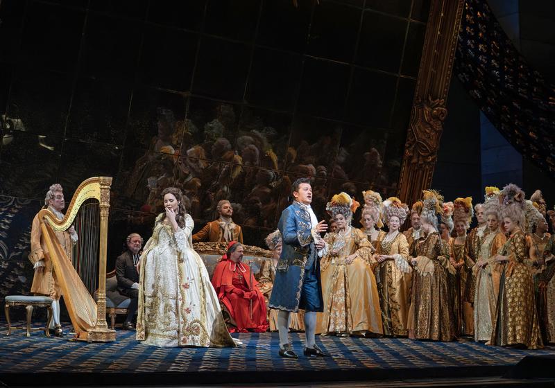 Sonya Yoncheva as Maddalena and Piotr Beczała in the title role of Giordano's "Andrea Chénier." 