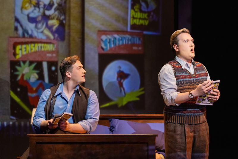 Andrzej Filończyk as Joe Kavalier and Miles Mykkanen as Sam Clay in Mason Bates's "The Amazing Adventures of Kavalier & Clay." 