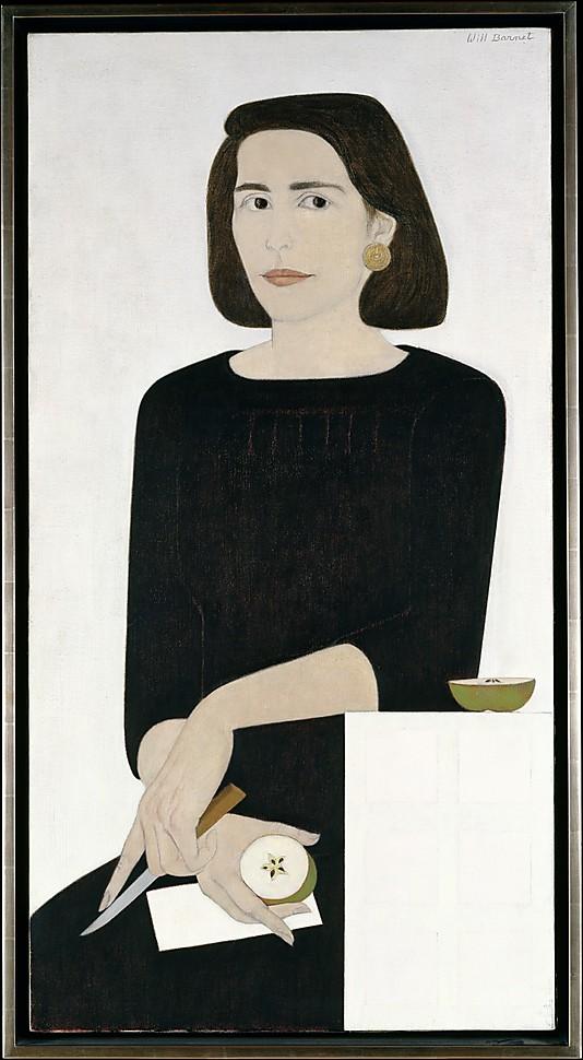 Will Barnet's portrait of WNYC host Ruth Bowman, 1967
