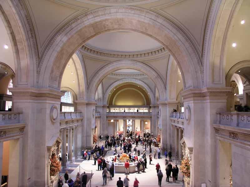 lobby of the Met Museum