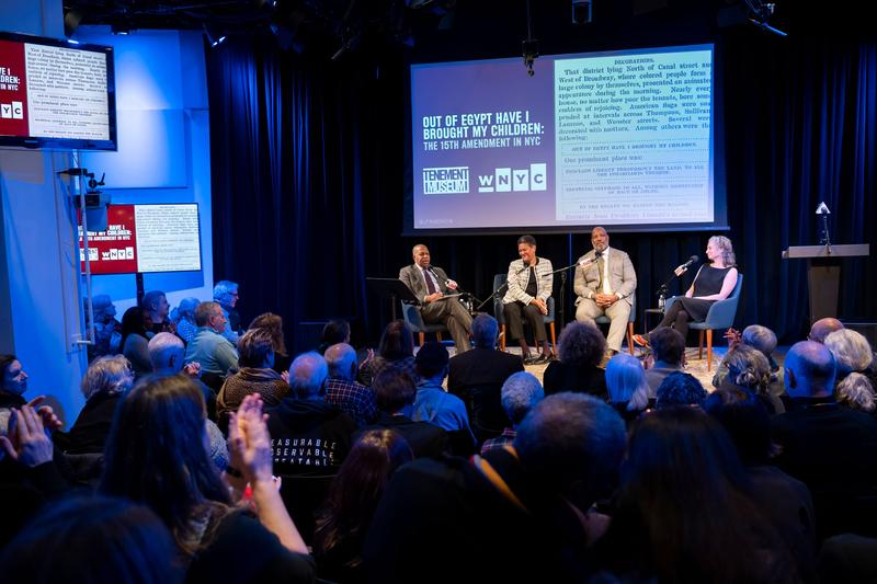 Panel discussion at The Greene Space for joint program with the Tenement Museum