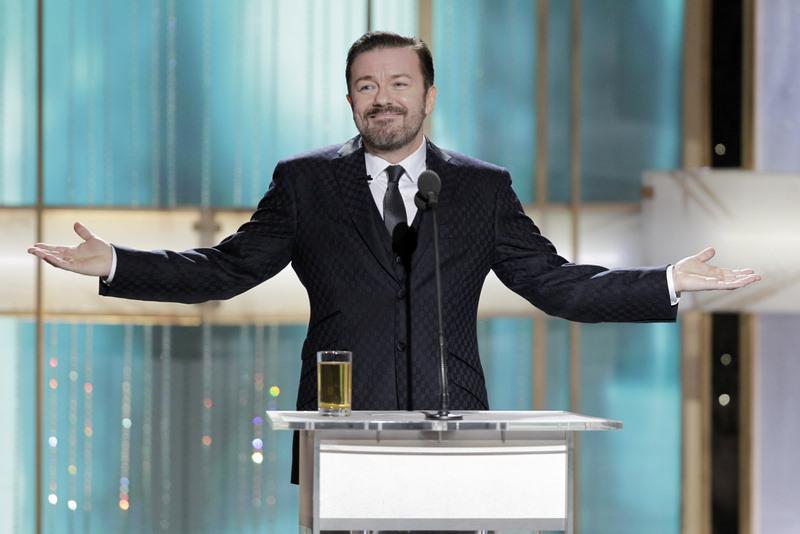 Movie Stars Laugh and Squirm as Ricky Gervais Hosts Golden Globes | The