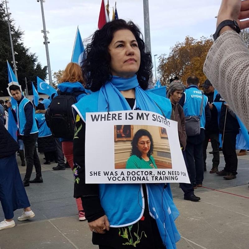 Uyghur activist Rushan Abbas Fotoghraf ile ilgili gÃ¶rsel sonucu