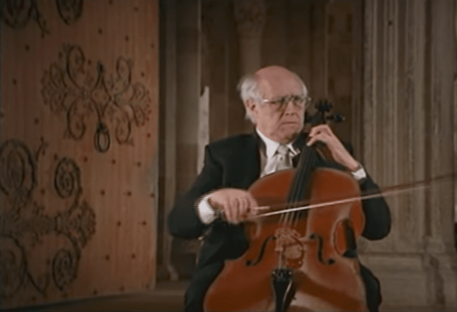 Watch Rostropovich Record The Prelude To Bachs Cello Suite No 1 Wqxr Editorial Wqxr 0505