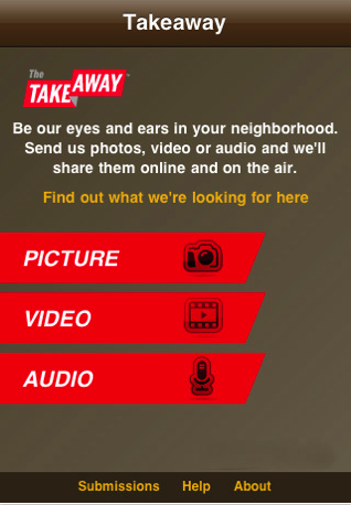 The Takeaway iPhone app