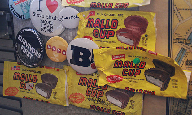If you had any doubt that Amy Eddings was into Mallo Cups, just check out her cube at WNYC.