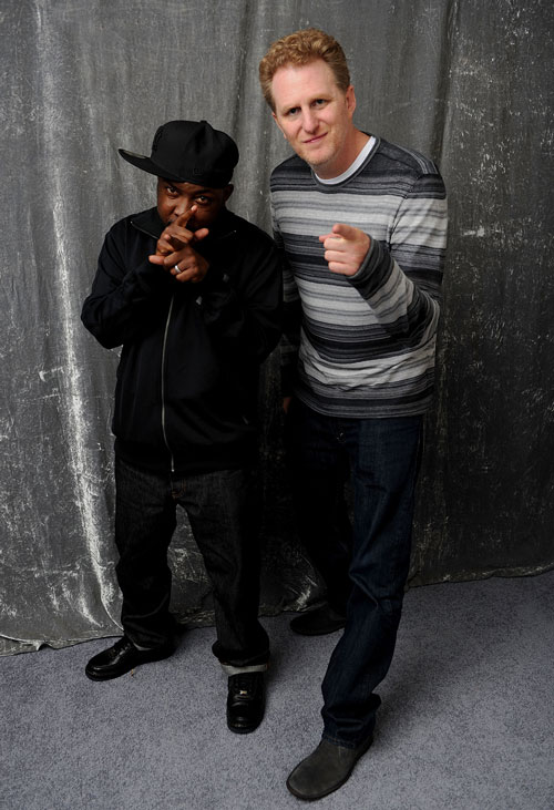 Phife Dawg (left) and Michael Rapaport (right), director of "Beats, Rhymes & Life: The Travels of A Tribe Called Quest"