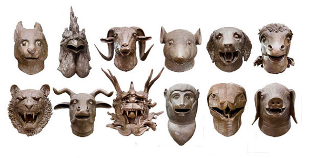 Ai Wei Wei's "Circle of Animals/Zodiac Heads."