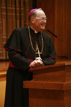 Archbishop Dolan takes questions from NewYork reporters