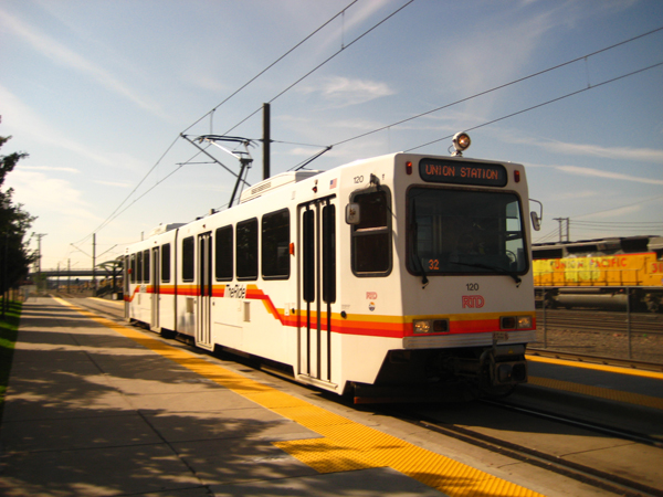 Denver Light Rail Train (Andrea Bernstein)
