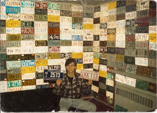 Andy Bernstein in his childhood bedroom. (Photo courtesy of Andy Bernstein)