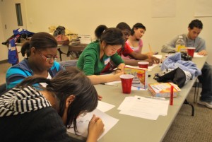 Rookies draw a map of their lives